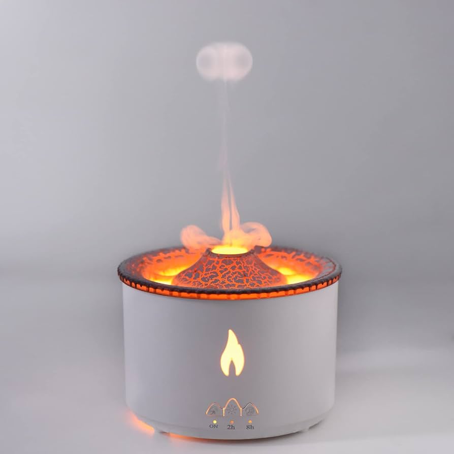 Dropship 360ML Volcanic Flame Aroma Diffuser Air Humidifier Essential Oil  Diffusers Smoke Ring Volcano Eruption Fragrance Machines Indoor to Sell  Online at a Lower Price